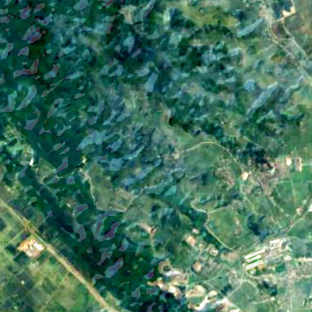 Il terreno sopra Tam Cốc-Bích Động (Sentinel-2)