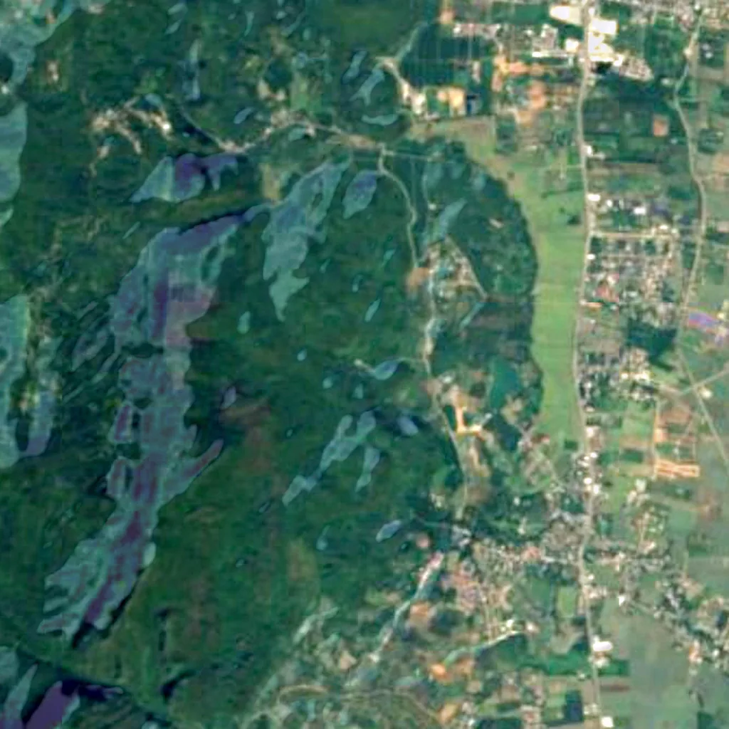 El suelo sobre Tham Luang (Sentinel-2)