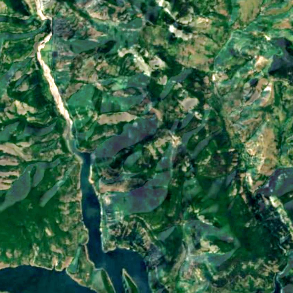 El suelo sobre Cueva de Utroba (Sentinel-2)
