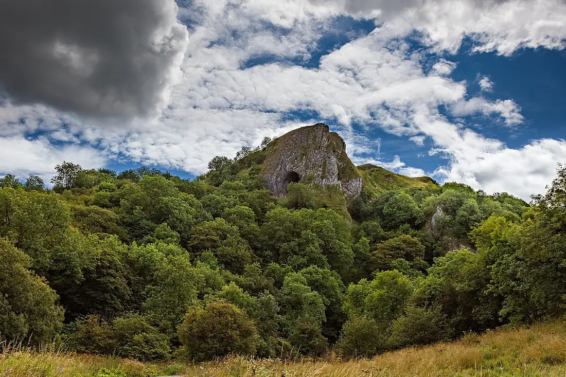 Thors cave view