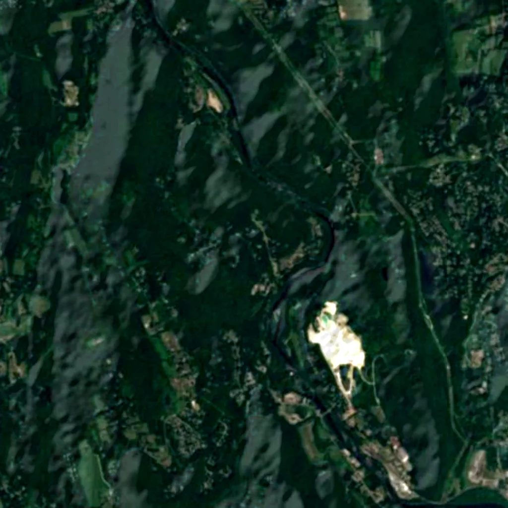 Der Boden über Tory cave (Sentinel-2)