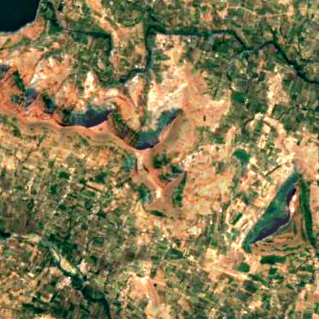 The ground above Tulja Caves (Sentinel-2)
