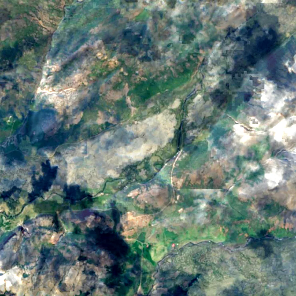 Der Boden über Viðgelmir (Sentinel-2)
