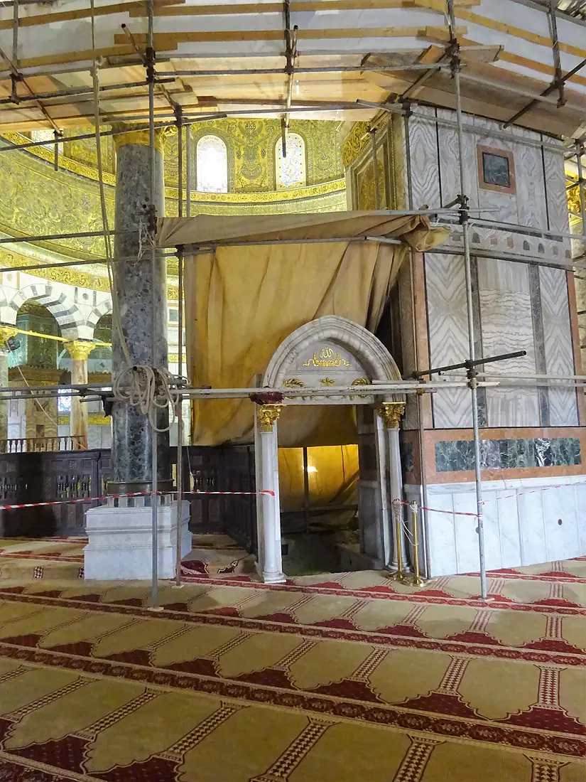 Entrance to Well of Souls, Dome of the Rock (Jerusalem 2018)