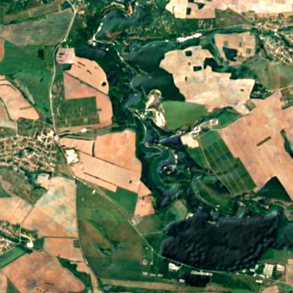 O chão por cima de Wine Museum (Sentinel-2)