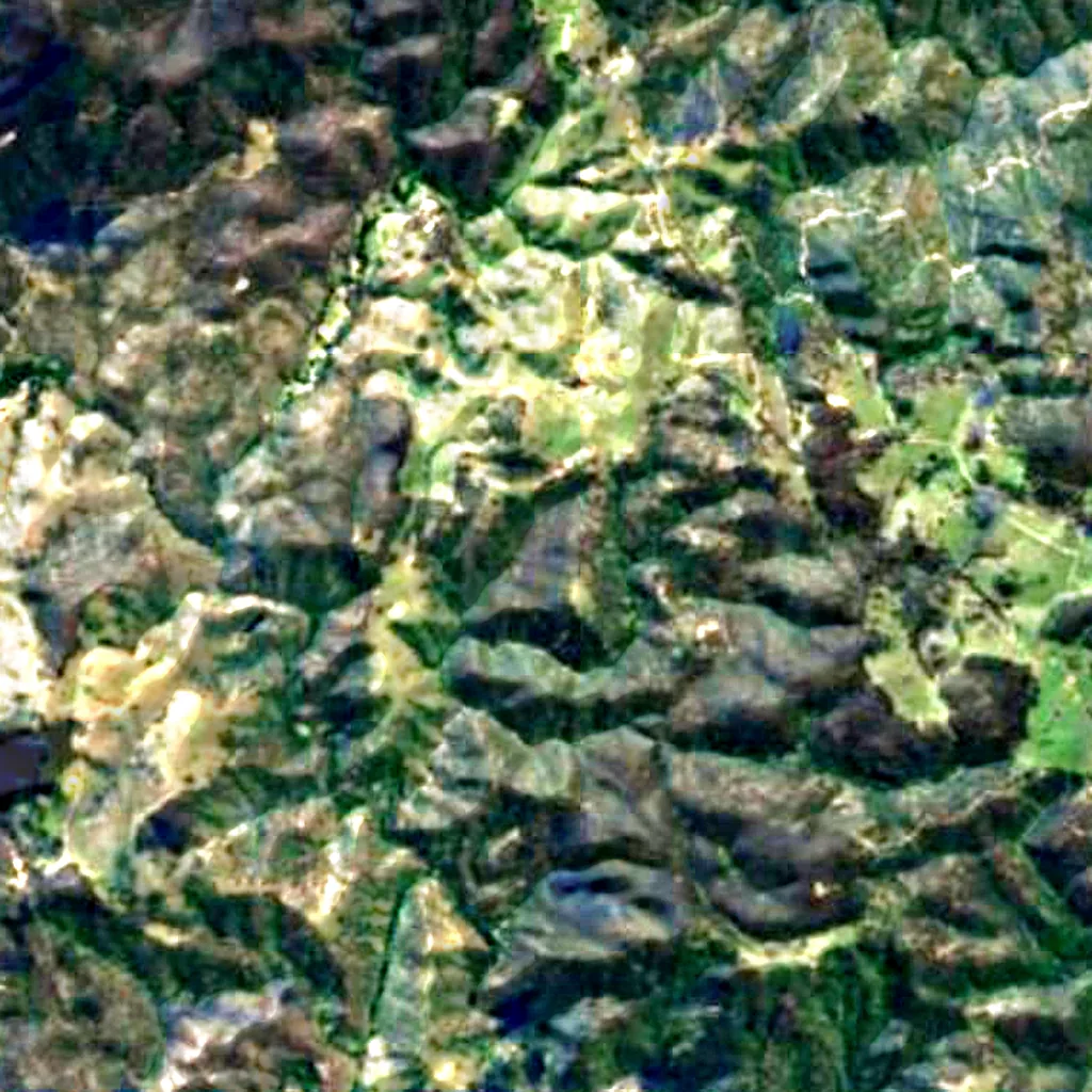 Il terreno sopra Wombeyan Caves (Sentinel-2)