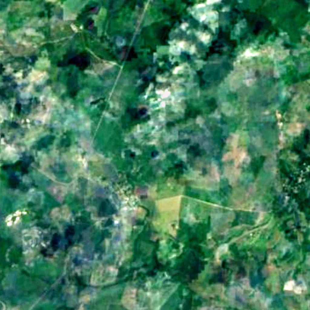 Der Boden über Zacatón (Sentinel-2)